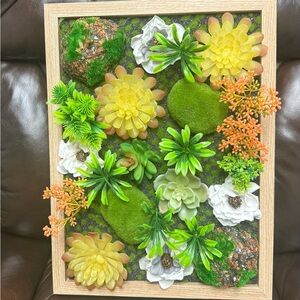 Not Rated Green and Yellow Faux Floral Arrangement